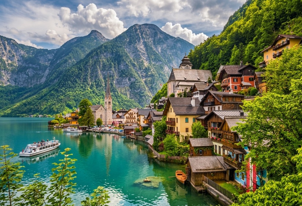Hallstatt i austrijska jezera