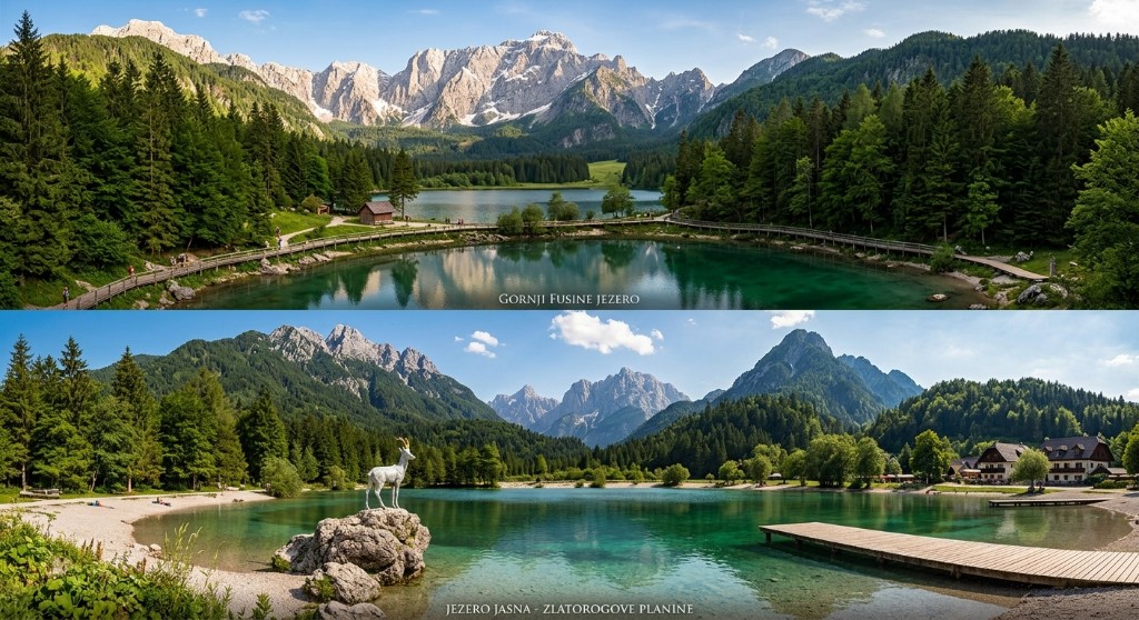 Laghi di Fusine i jezero Jasna