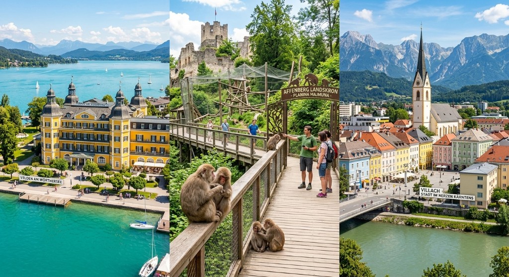 Velden am Wörthersee, planina majmuna i Villach